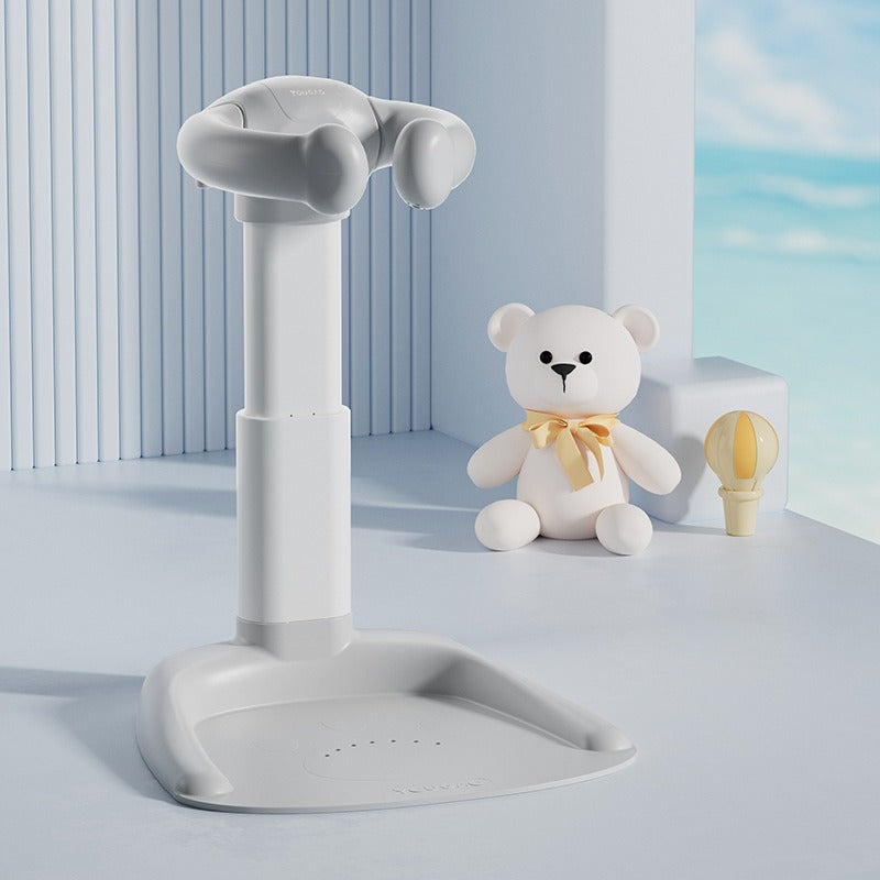Bañera plegable ajustable para bebé con asiento antiderrapante