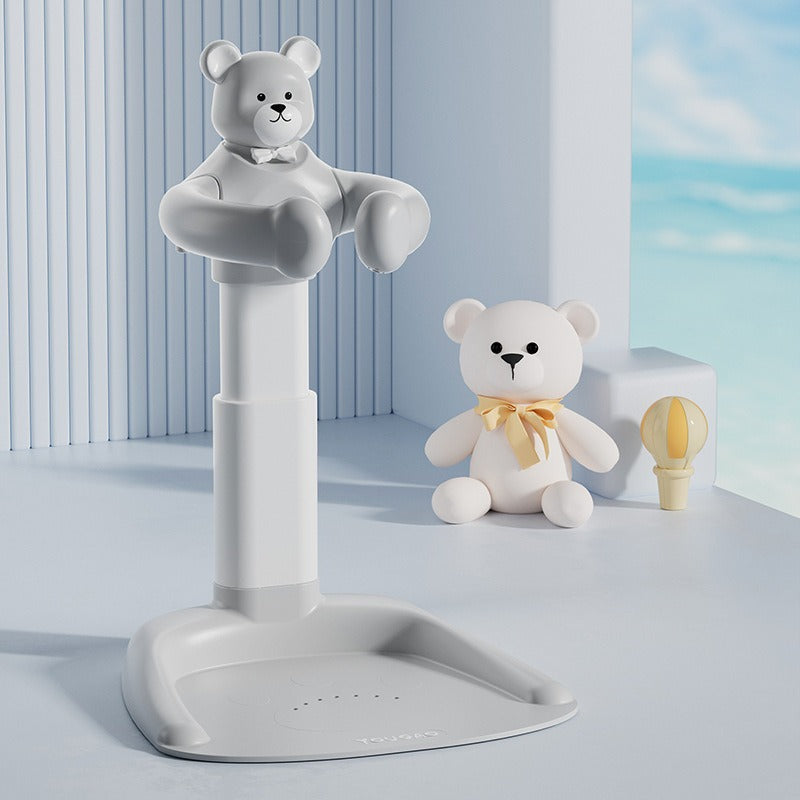 Bañera plegable ajustable para bebé con asiento antiderrapante