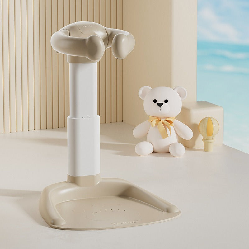 Bañera plegable ajustable para bebé con asiento antiderrapante