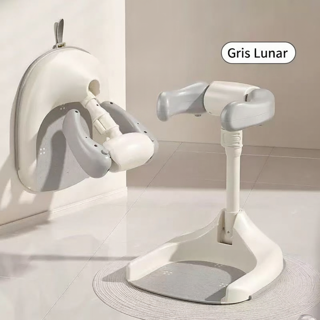 Bañera plegable ajustable para bebé con asiento antiderrapante