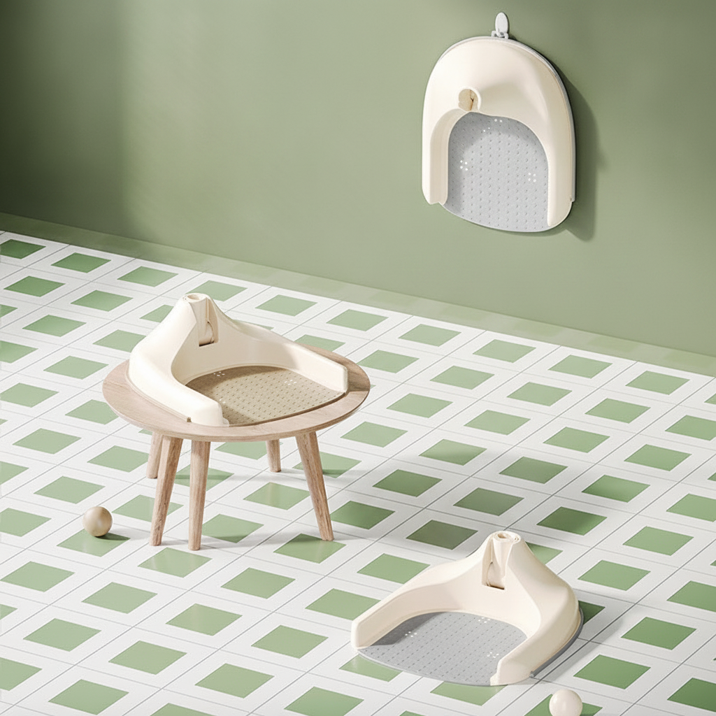 Soporte plegable de baño para bebé lavado fácil