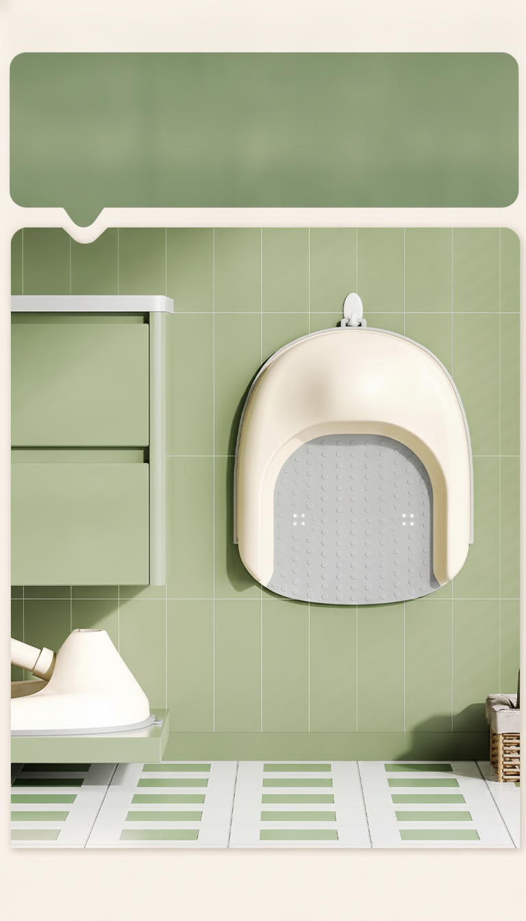 Soporte plegable de baño para bebé lavado fácil
