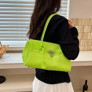 Bolsa tote de plástico grande con cierre magnético