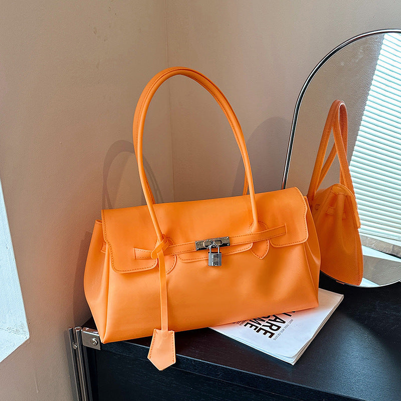 Bolsa tote de plástico grande con cierre magnético