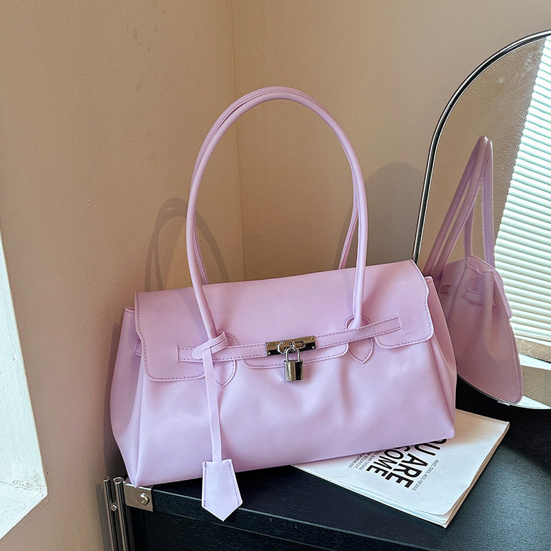 Bolsa tote de plástico grande con cierre magnético