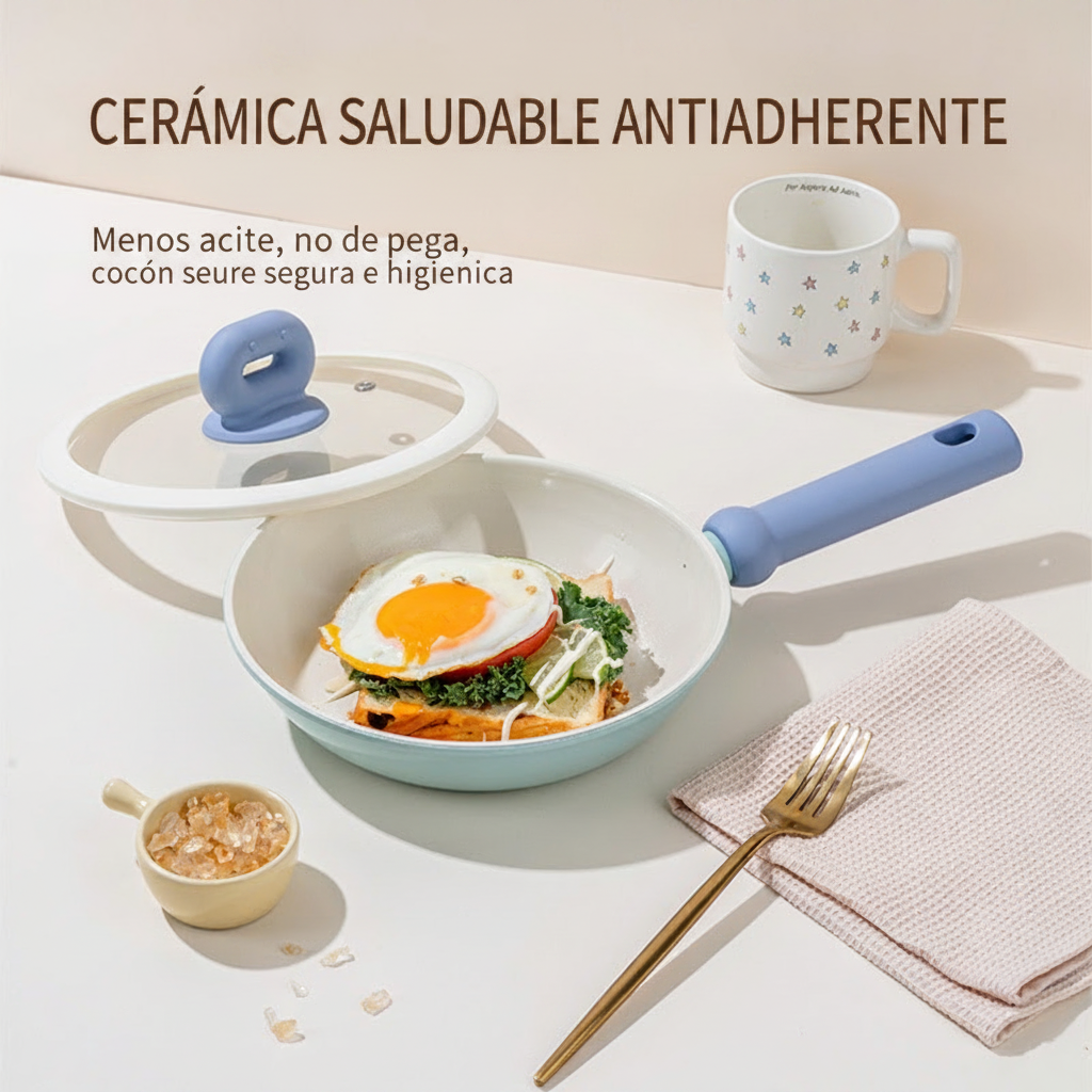 Sartén antiadherente de hierro estilo coreano