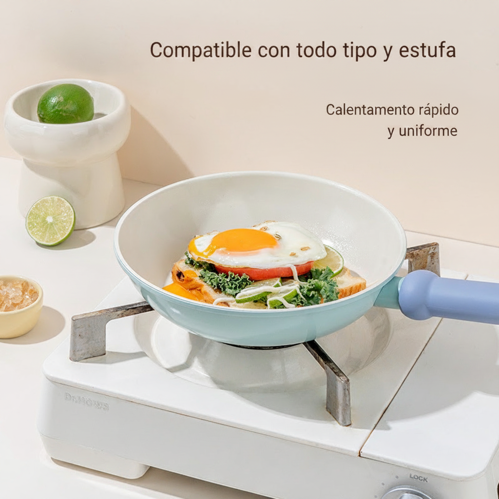 Sartén antiadherente de hierro estilo coreano
