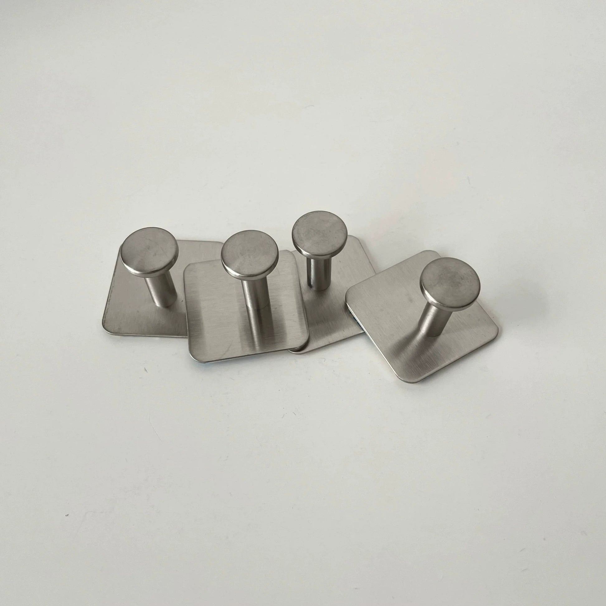Ganchos de Acero Inox Sin Perforar, Pack 1-4 pzas - 1