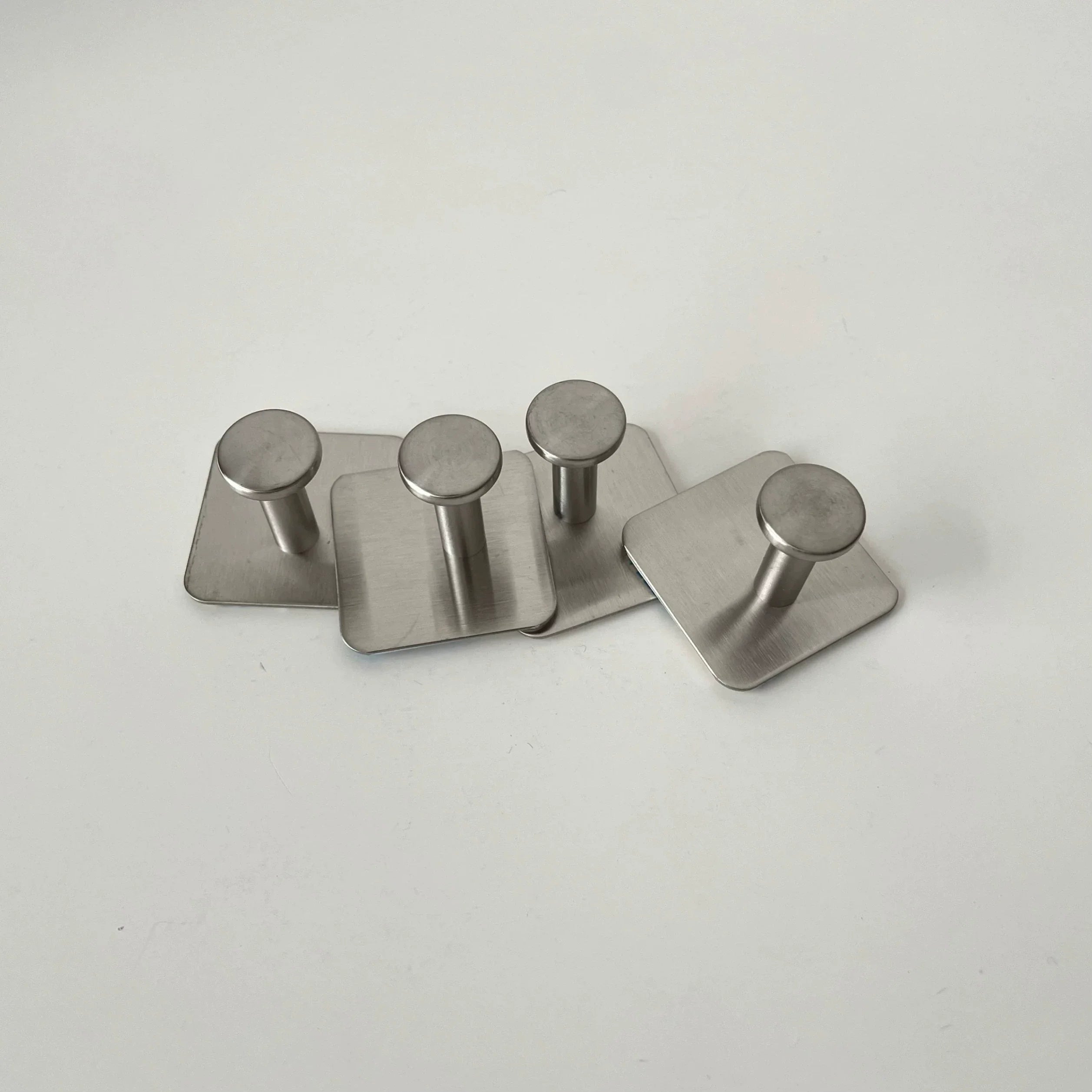 Ganchos de Acero Inox Sin Perforar, Pack 1-4 pzas - 1