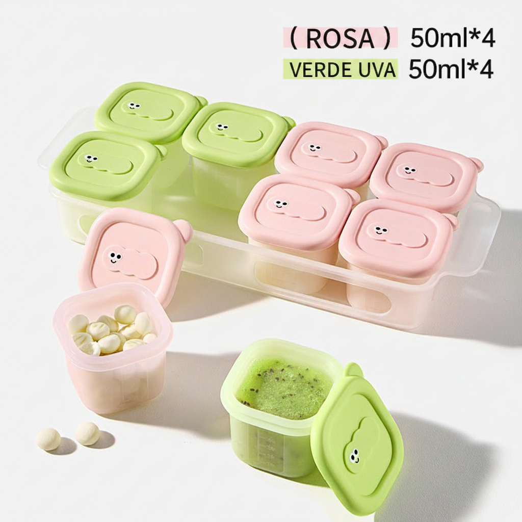 Molde de silicona para papillas y alimentos de bebé