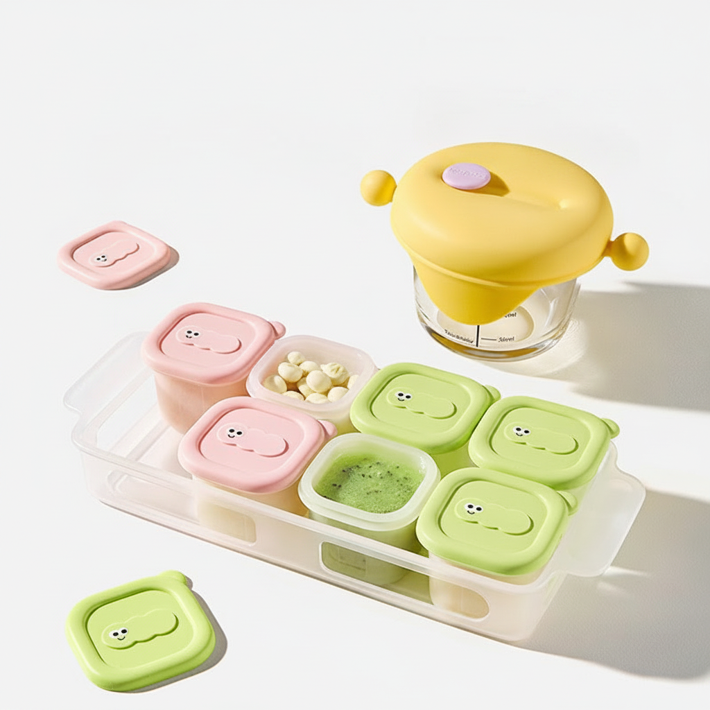 Molde de silicona para papillas y alimentos de bebé