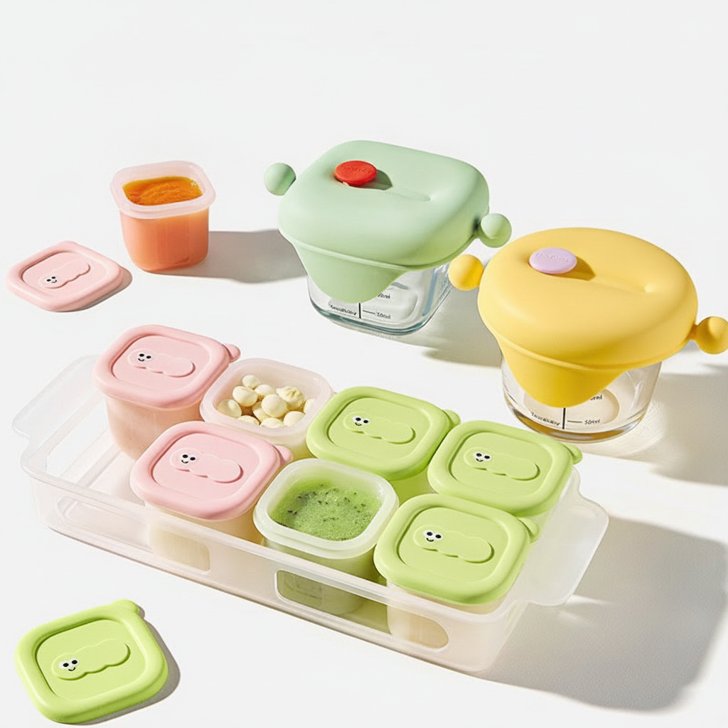 Molde de silicona para papillas y alimentos de bebé