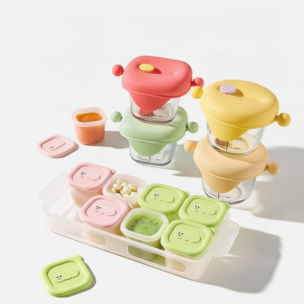 Molde de silicona para papillas y alimentos de bebé