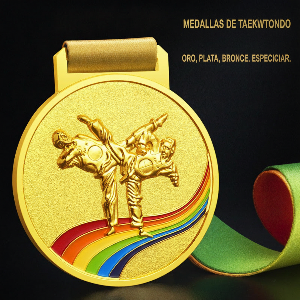 Medallas Deportivas de Metal Personalizables