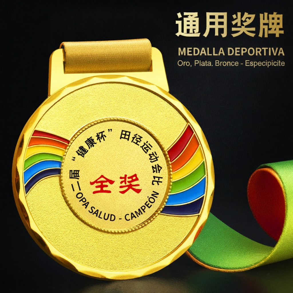 Medallas Deportivas de Metal Personalizables