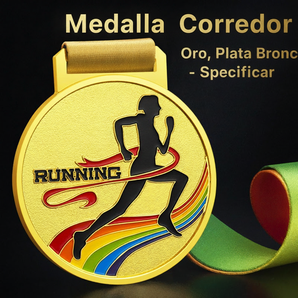 Medallas Deportivas de Metal Personalizables
