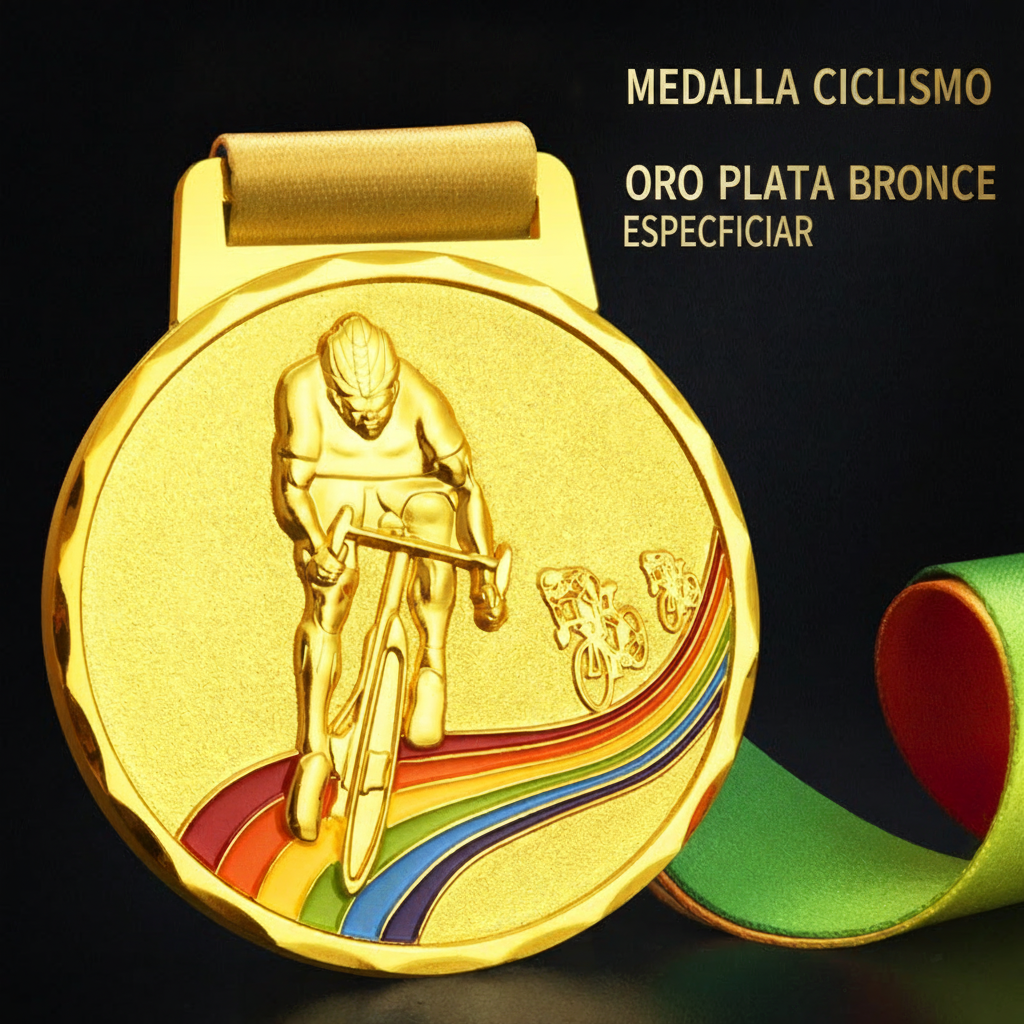 Medallas Deportivas de Metal Personalizables