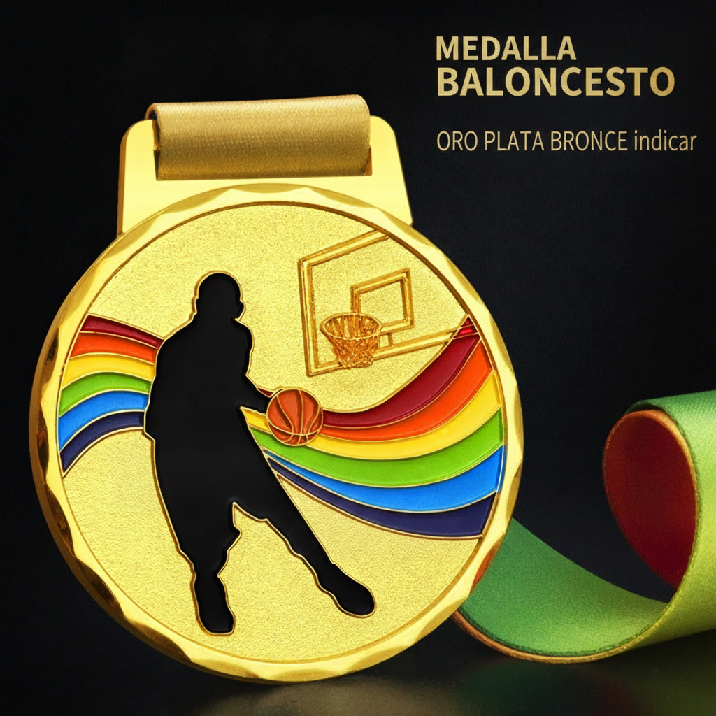 Medallas Deportivas de Metal Personalizables