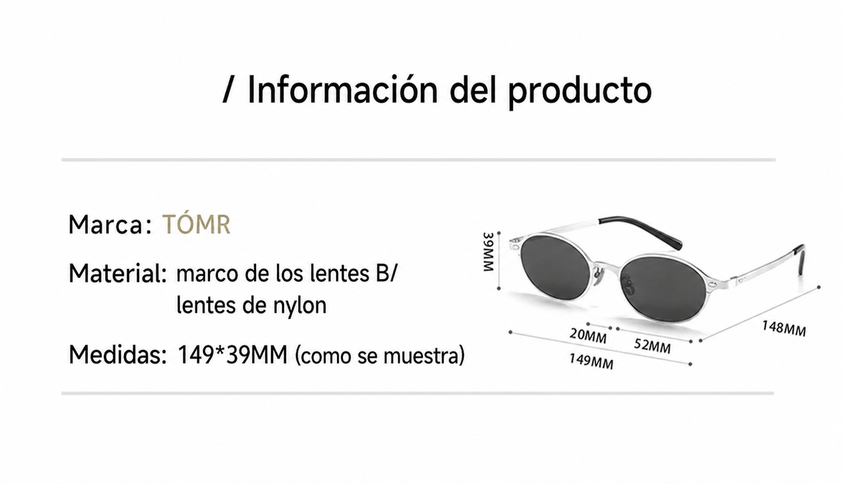 Lentes de sol vintage retro con marco dorado o plateado - 8