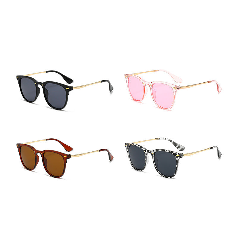 Lentes de Sol Retro Redondos con Protección UV400
