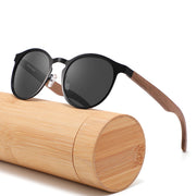 Lentes de Sol Polarizados con Armazón de Madera UV400 - 1
