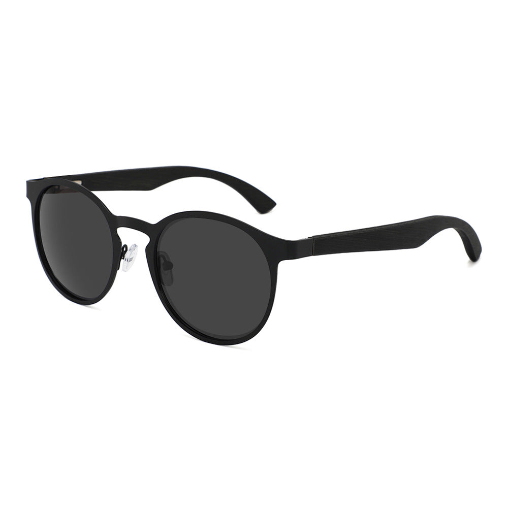 Lentes de Sol Polarizados con Armazón de Madera UV400
