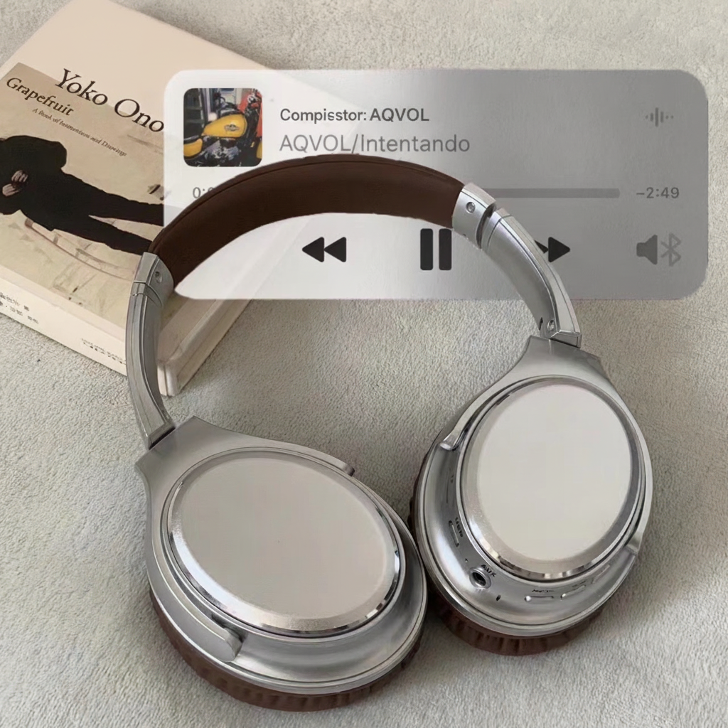 Audífonos Bluetooth 6.0 Diadema Retro VJ901 Estéreo - 1