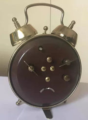Reloj despertador mecánico de cuerda con doble campana - 1