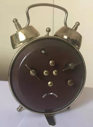 Reloj despertador mecánico de cuerda con doble campana - 1
