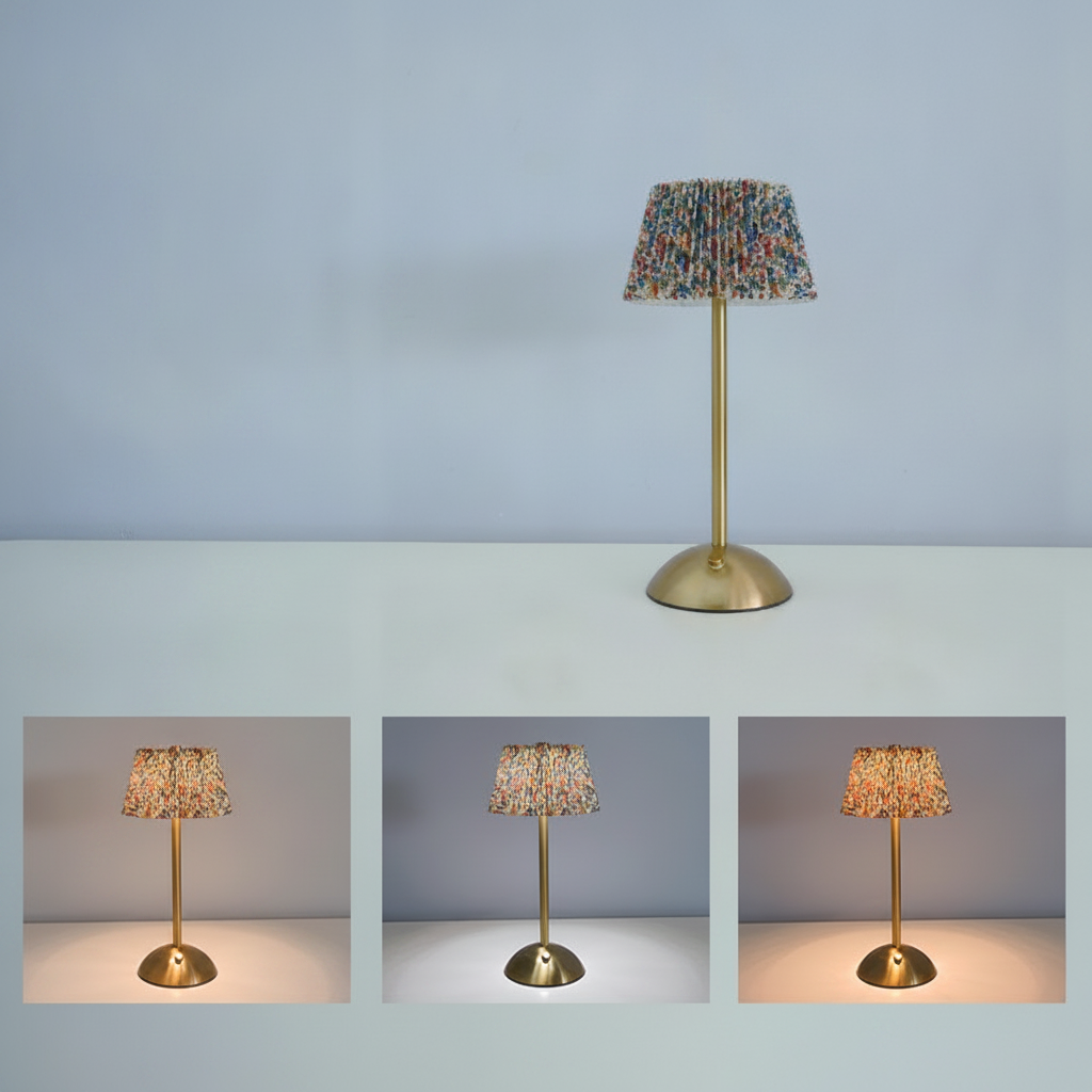 Lámpara de mesa plegable táctil con luz cálida regulable