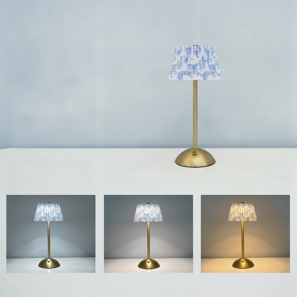 Lámpara de mesa plegable táctil con luz cálida regulable