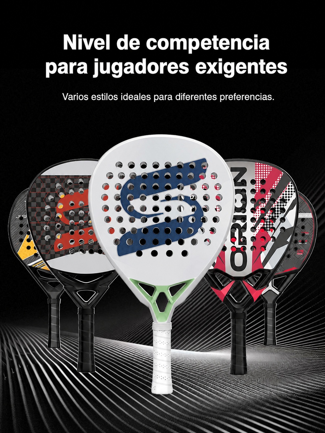 Raqueta de Pádel de Carbono Jusain Profesional - 1