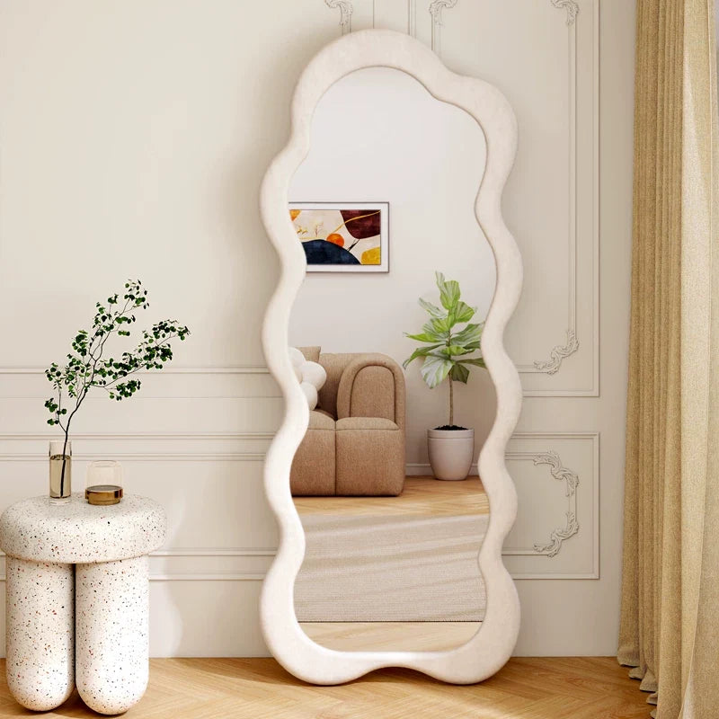 Espejo de Piso Forma de Ola Cuerpo Completo - 1