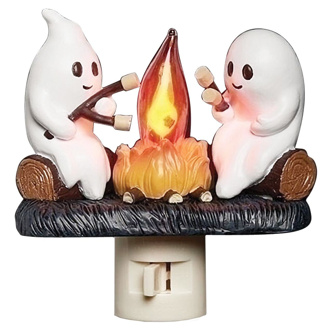 Veladora LED de resina con figura fantasma o navidad - 1