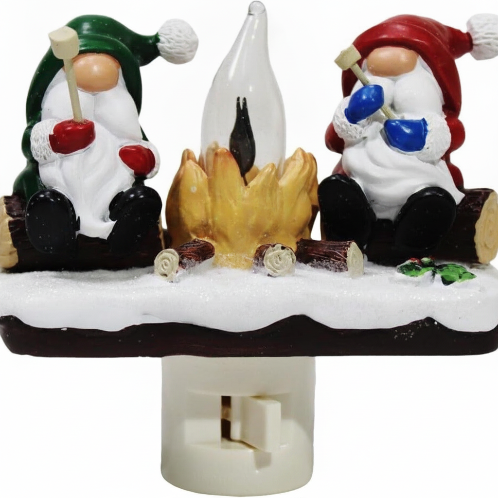 Veladora LED de resina con figura fantasma o navidad