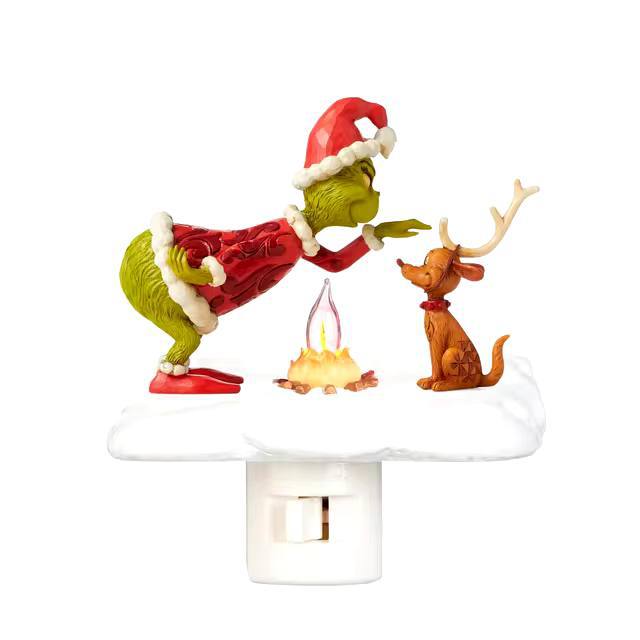 Veladora LED de resina con figura fantasma o navidad