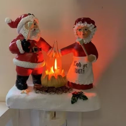 Veladora LED de resina con figura fantasma o navidad