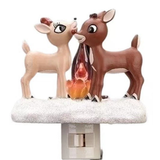 Veladora LED de resina con figura fantasma o navidad