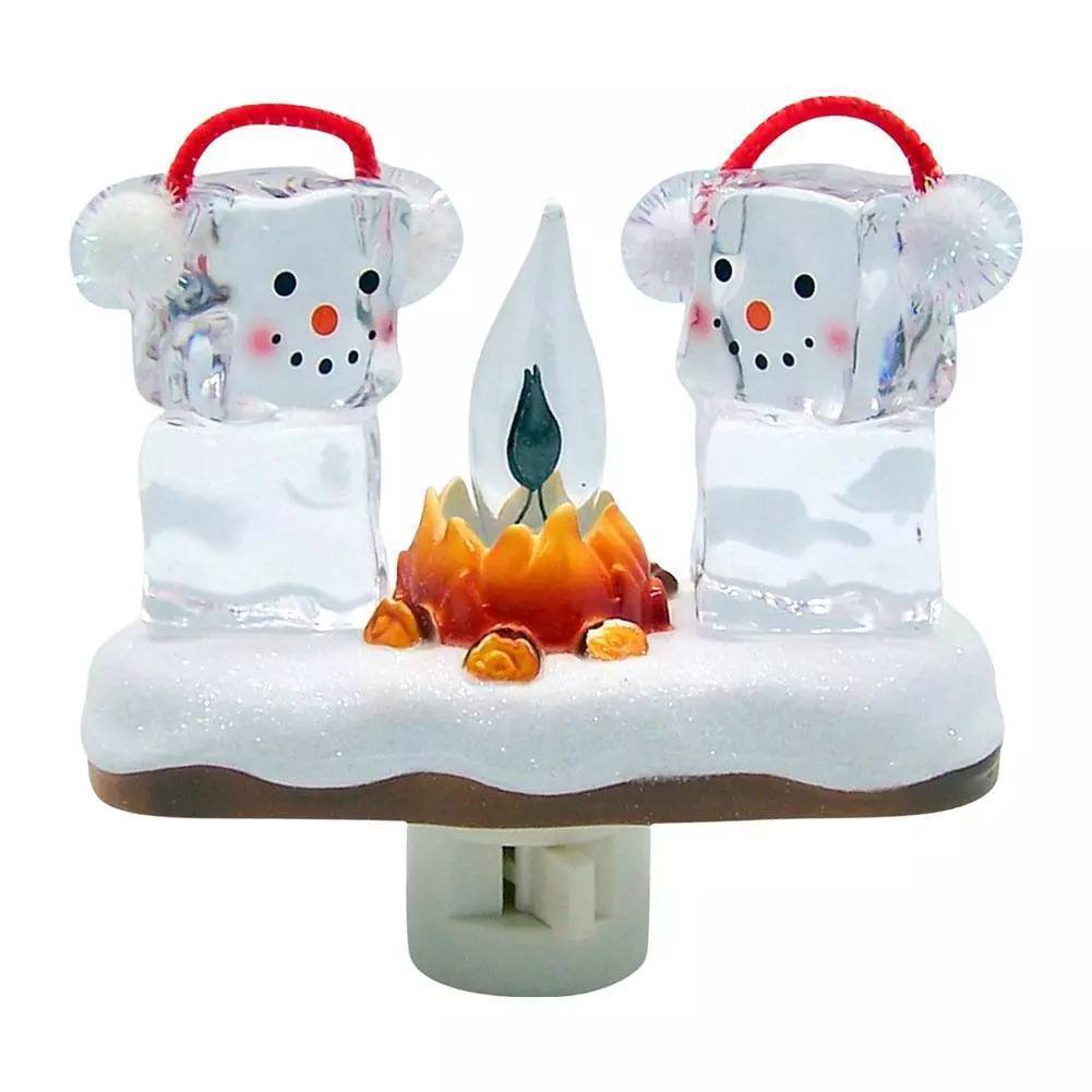 Veladora LED de resina con figura fantasma o navidad