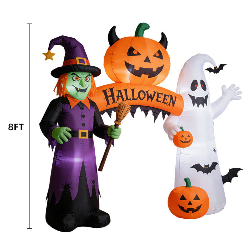 Arco Inflable Halloween con Luces LED
