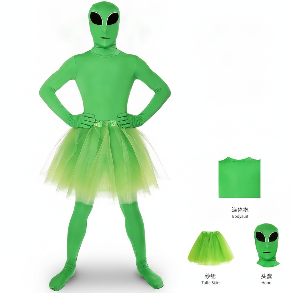 Disfraz Extraterrestre Cosplay Halloween Unisex