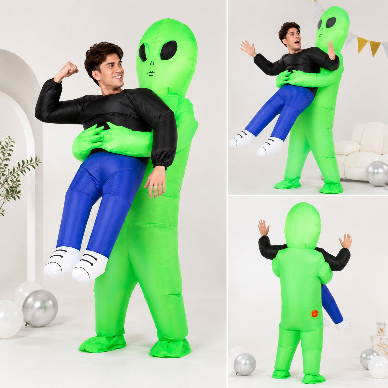 Disfraz Inflable de Alien para Fiestas y Halloween - 1