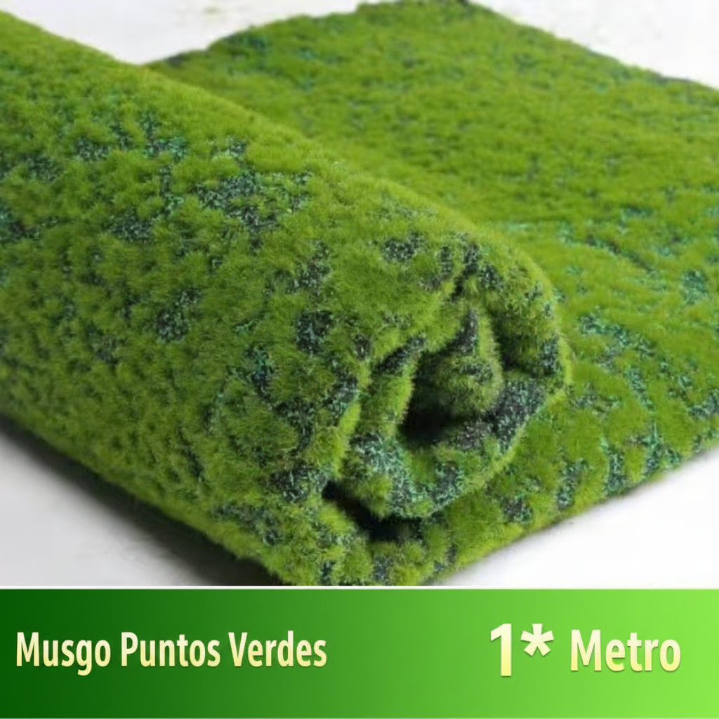 Musgo artificial decorativo para paisajismo y deco