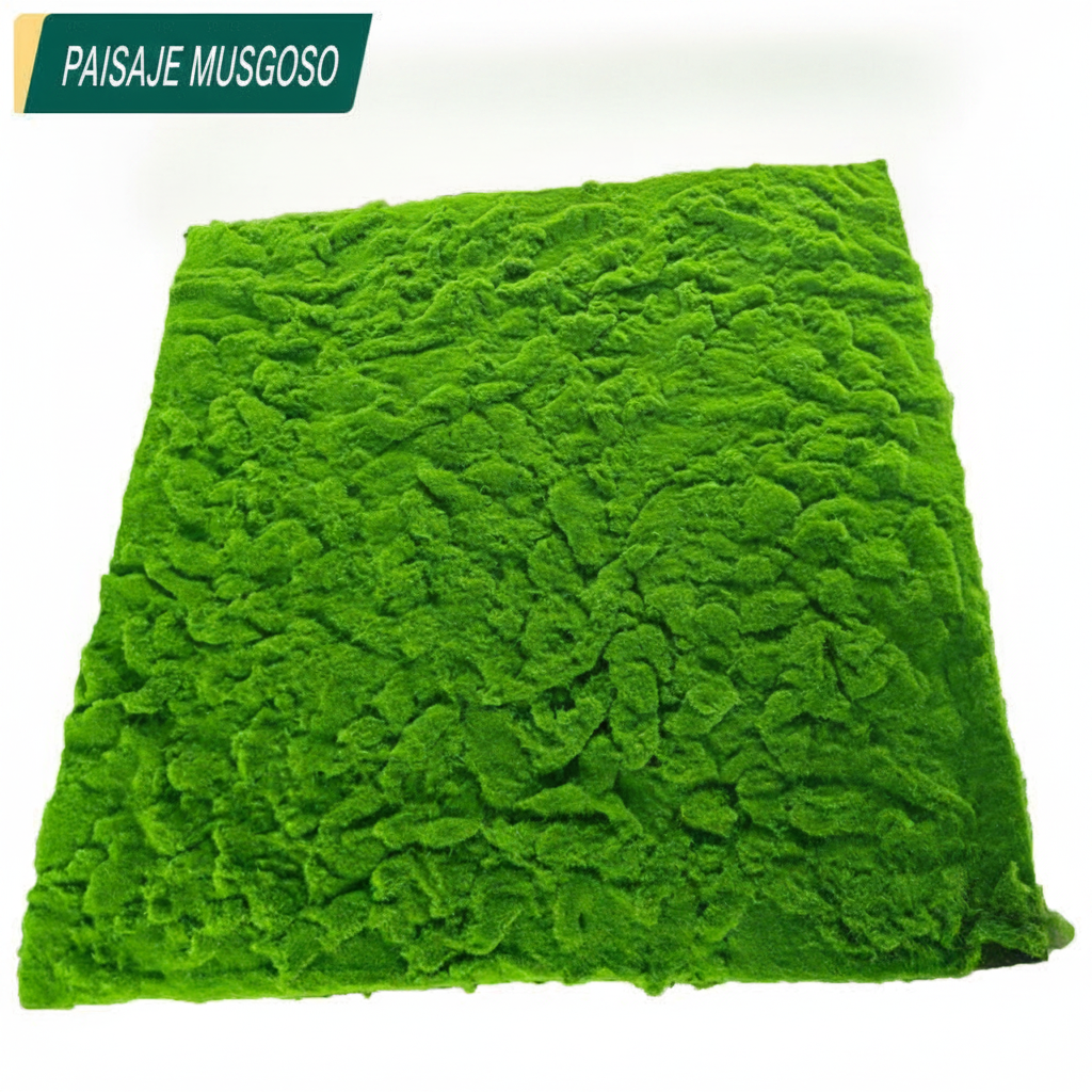 Musgo artificial decorativo para paisajismo y deco
