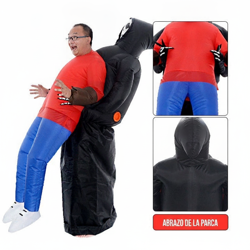 Disfraz Inflable Divertido Halloween y Navidad