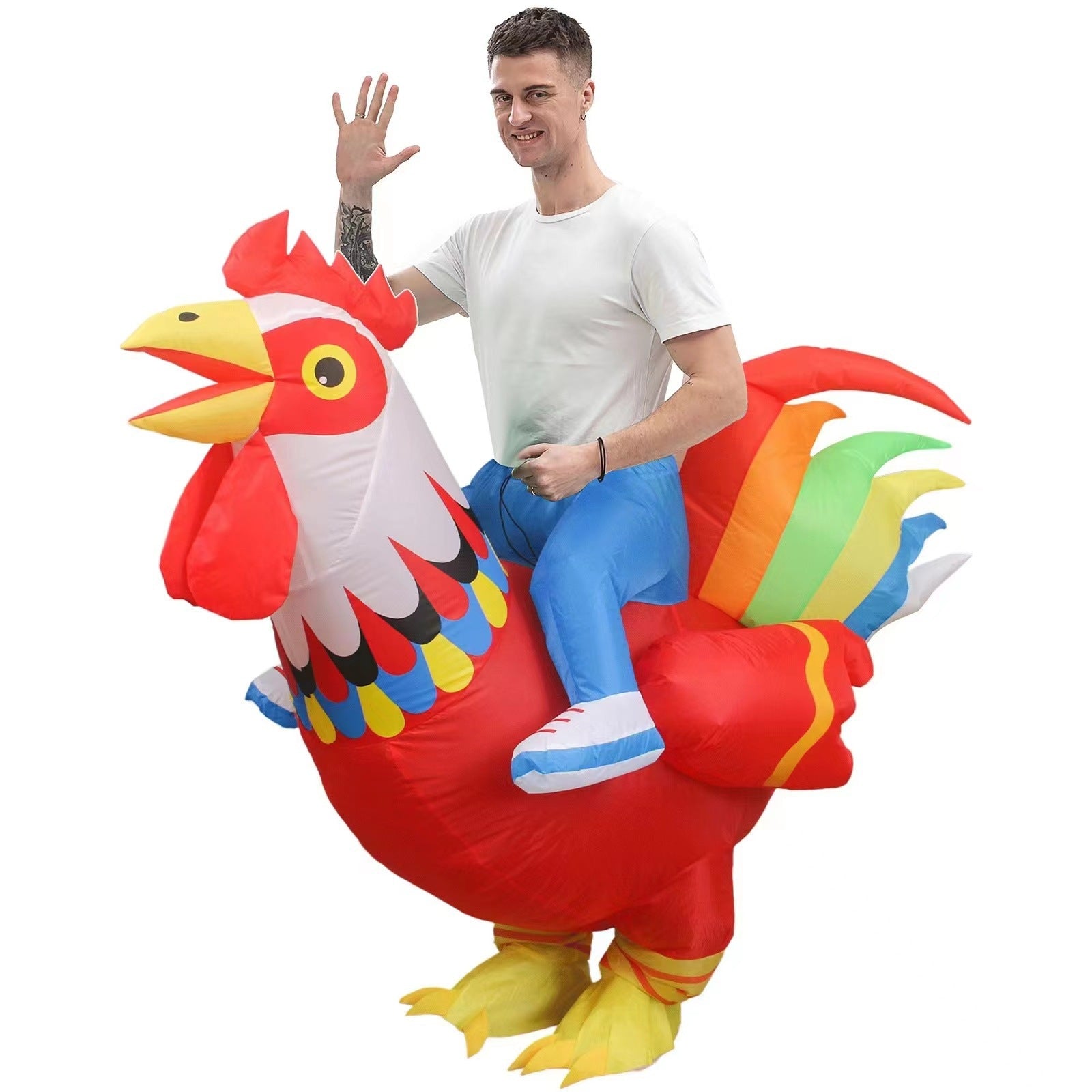 Disfraz Inflable Divertido Halloween y Navidad
