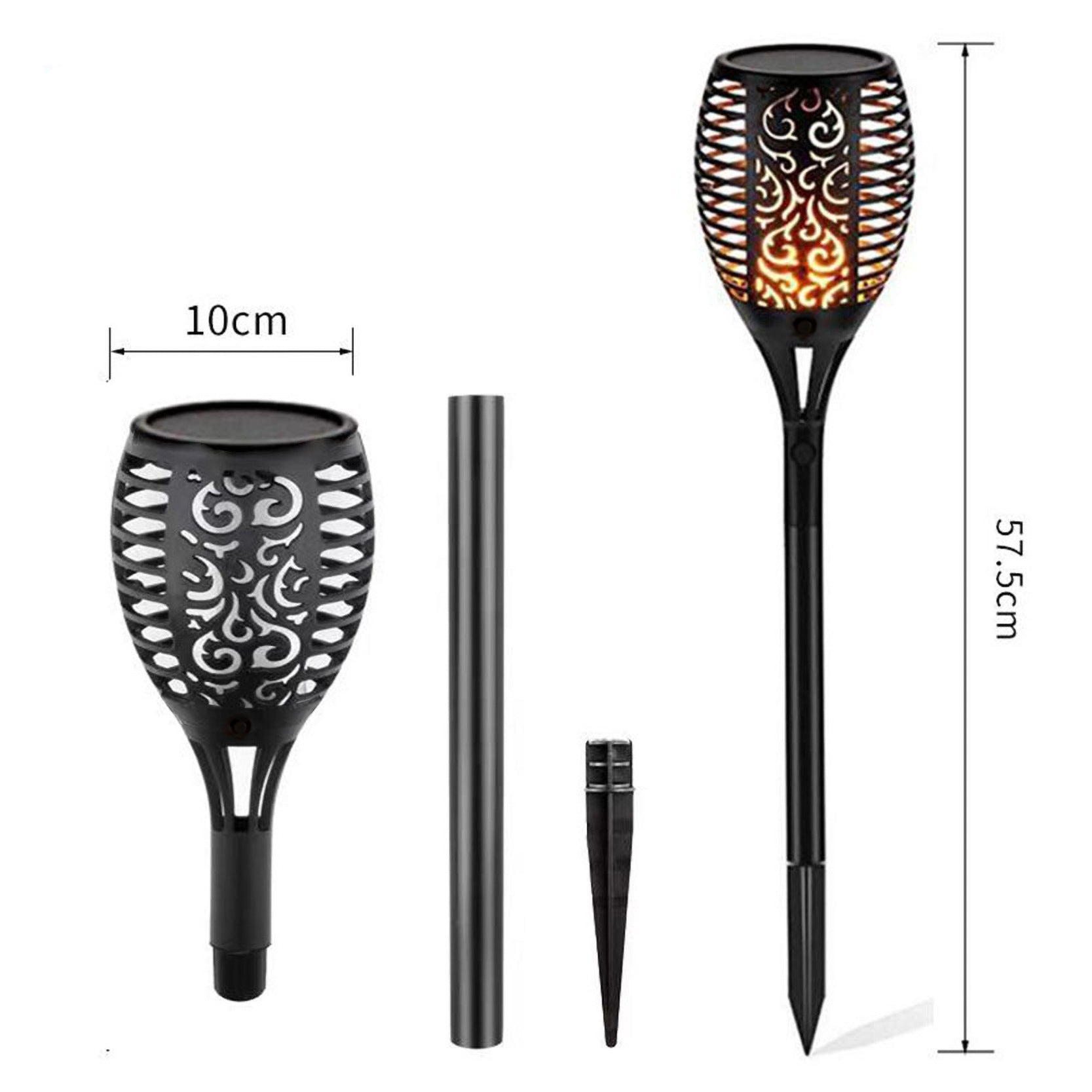 Lámpara Solar Llama LED para Jardín y Patio