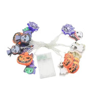 Luces LED Halloween Figuras Calabaza Araña y Demonio - 1