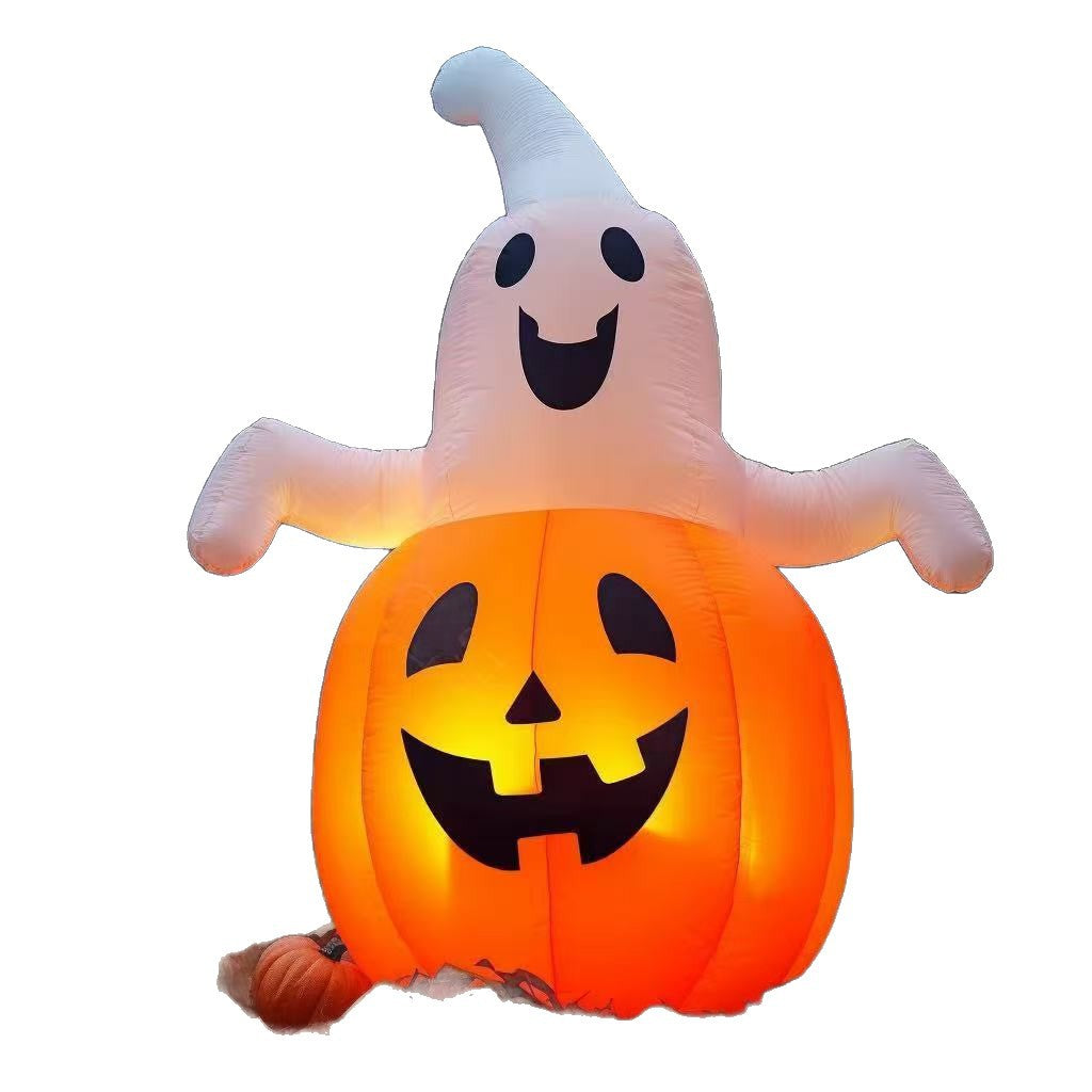 Figura Inflable Decorativa Tío Sam Halloween y Navidad - 1