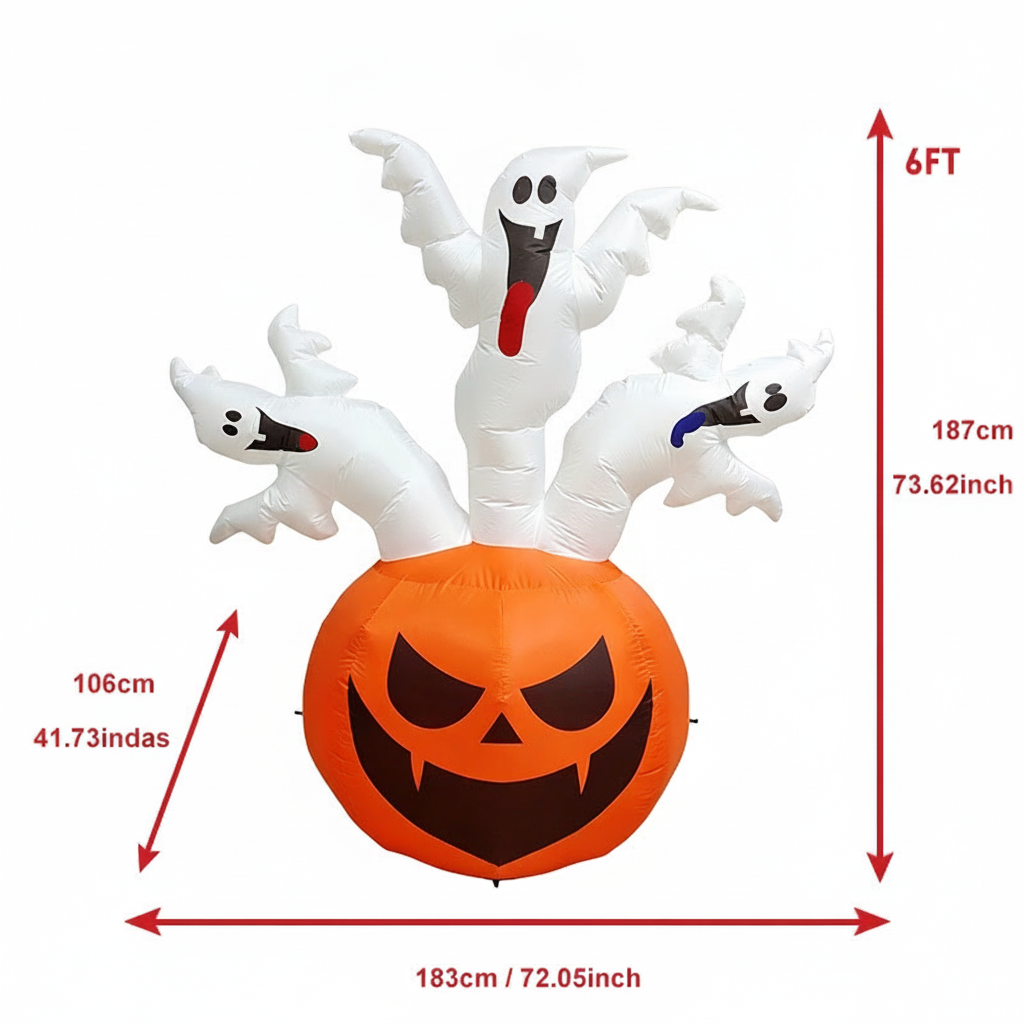 Inflable Halloween Decoración Exterior 150-180 cm